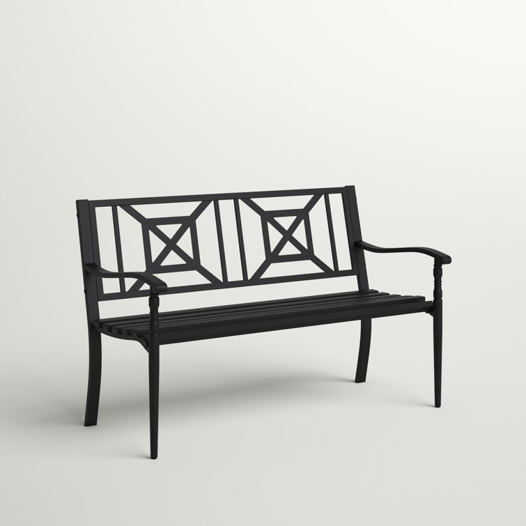 Black discount outdoor benches